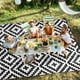 thumbnail image 2 of Alfombra para patio exterior Kalafun 122x183 cm impermeable reversible, 2 of 7