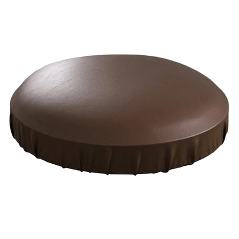 Bothyi - Funda Para Silla De Taburete, Cuero Elástico De Pu A Prueba De Polvo A Prueba De Agua Para Barra De 14-18 Pulgadas, Marrón