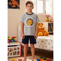 Nickelodeon - Pijama Niño Garfield Gris 4