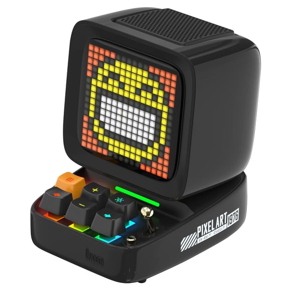 Altavoz Bluetooth Divoom Ditoo Retro Pixel Art Game Black