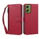 thumbnail image 1 of Funda Tipo Billetera para Motorola Moto G06 4G/Moto G06 Power con Soporte y Bolsillo con Cierre Rojo, 1 of 1