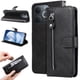 thumbnail image 4 of Funda con Cremallera para Realme Narzo 80 Lite 4G, Carcasa Cartera de Cuero PU con Soporte y Tarjetero, 4 of 5