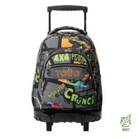 Mochila Escolar Ruedas Niño Notebook 15.4"" Bomper Renglon Totto