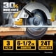thumbnail image 2 of Hoja de sierra Hardwin 6.5" 24 dientes de carburo 1.5 mm de kerf - Pack de 3, 2 of 9