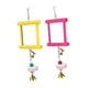 thumbnail image 1 of 2x Juguetes De Espejo Para Pollos, Pájaros Interactivos, Periquitos Con Campana, Rojo Y Amarillo, 1 of 5