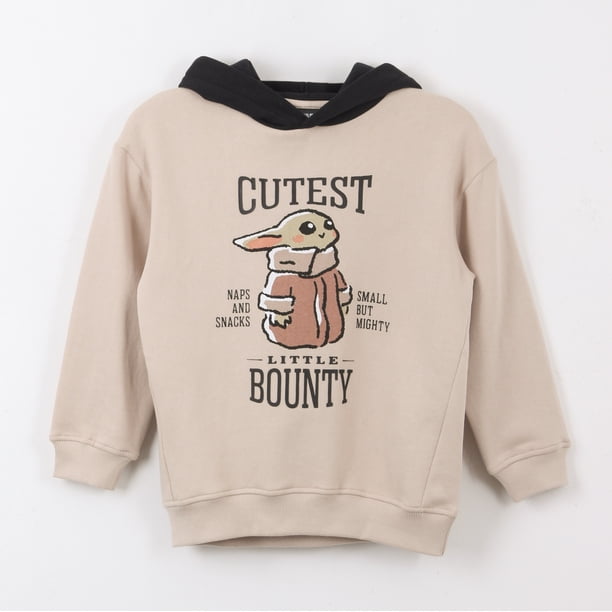 Polerón Cerrado Niño Hoodie Cutest Bounty Beige Star Wars