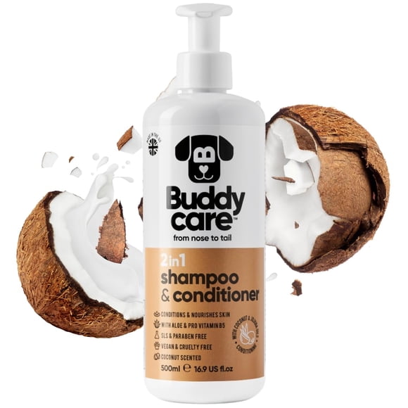 Shampoo Y Acondicionador Para Perros 500 Ml Con Aroma A Coco
