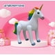thumbnail image 2 of Unicornio arcoíris inflable Jet Creations de pie, 76 cm, 2 of 3