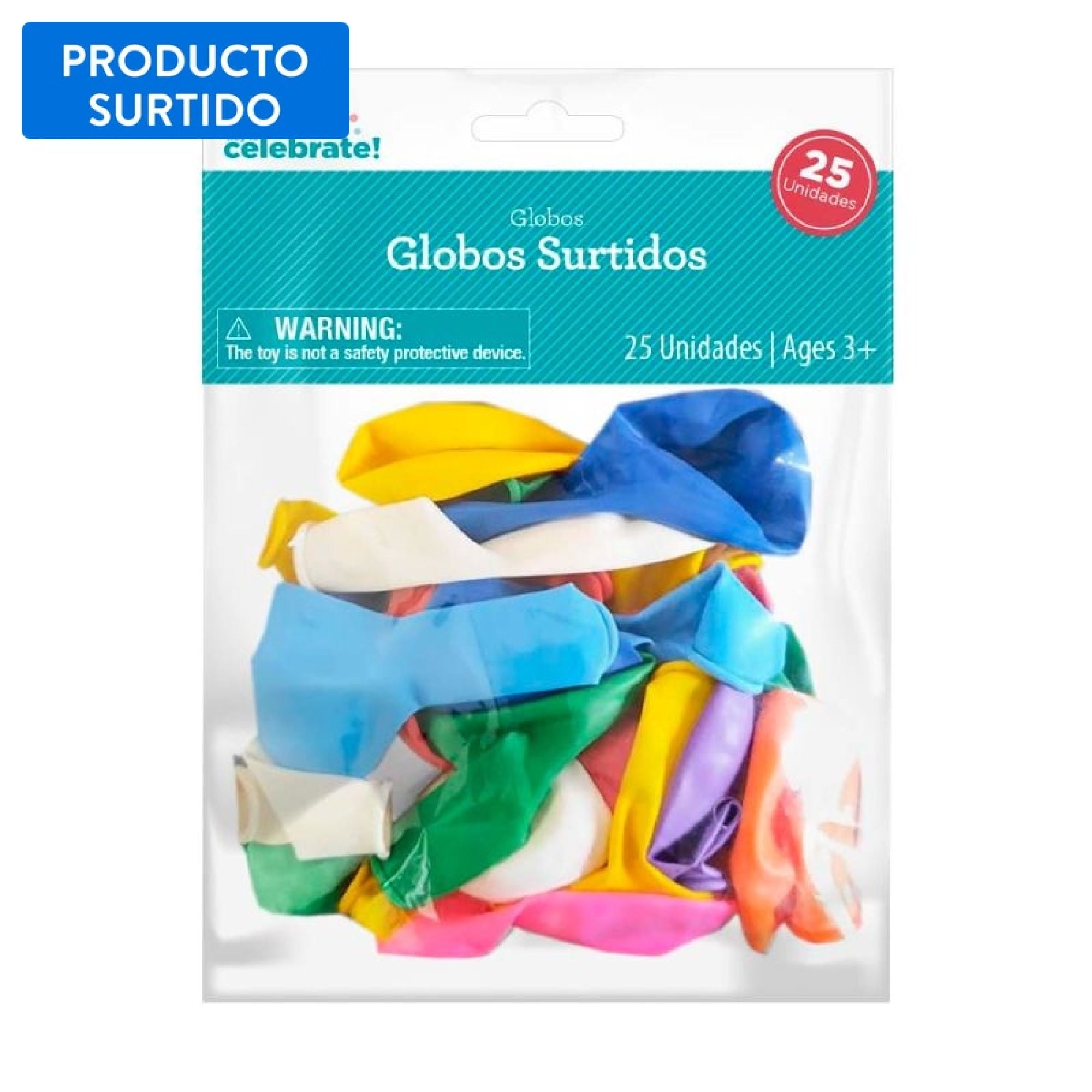 Set 25 Globos Surtidos Clásicos Way to celebrate
