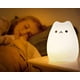 thumbnail image 3 of Lámpara Diseño Gato, Espanta Cuco De Silicona Kawaii Led Usb Color Blanco, 3 of 3