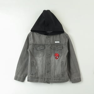 Chaqueta Denim Niño Spiderman Espalda Azul Marvel
