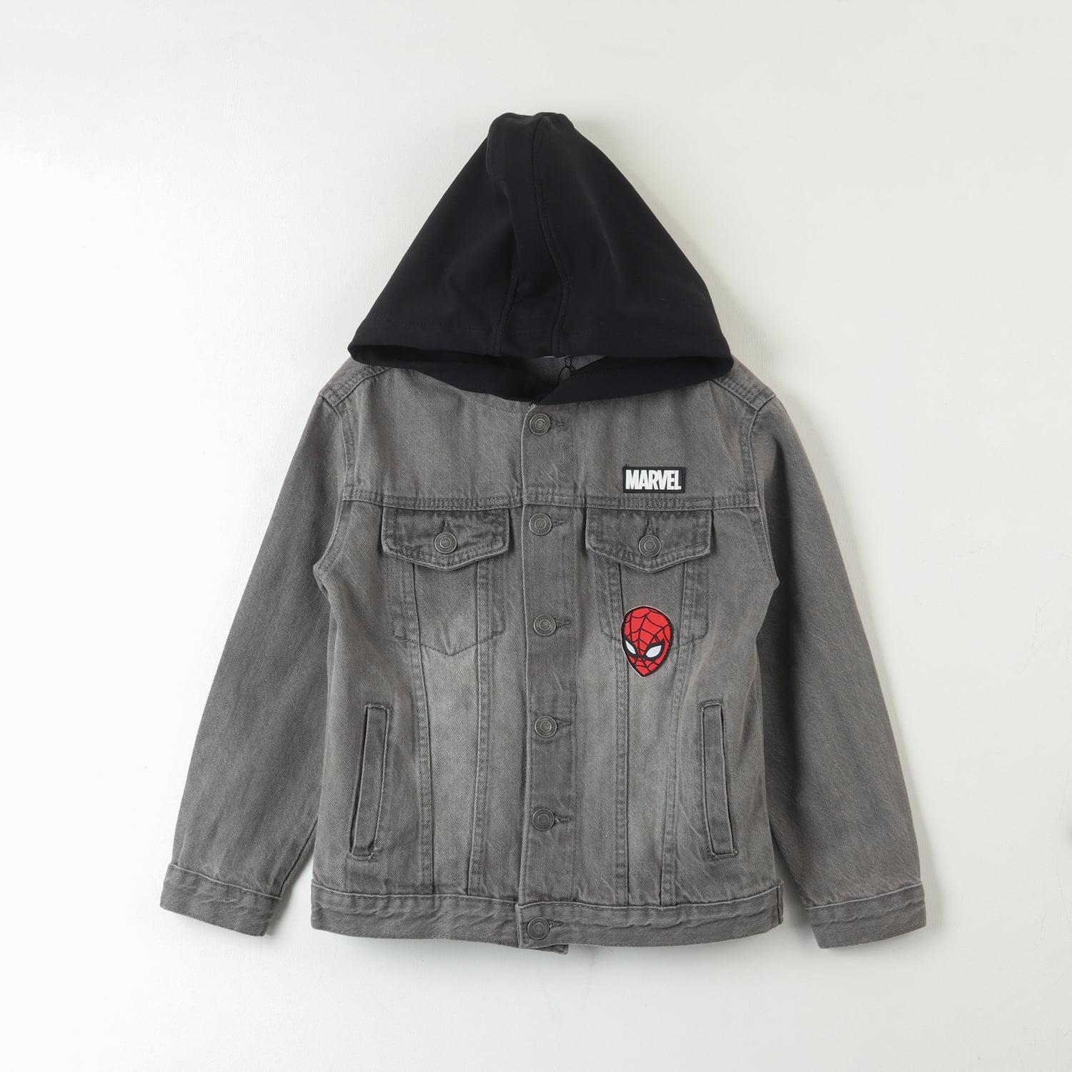Chaqueta Denim Niño Spiderman Espalda Azul Marvel