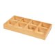thumbnail image 5 of Caja De Almacenamiento De Madera Dividida, Bandeja Con Compartimentos Versátiles Para Joyería, Artesanías, Madera, 5 of 5