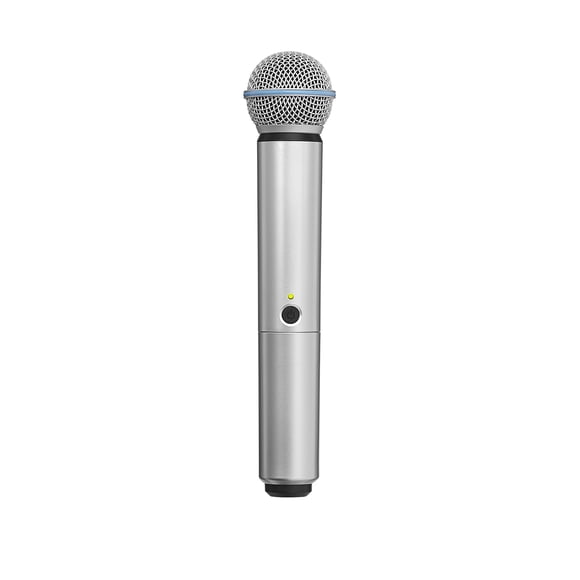 Micrófono Shure WA713-SIL con mango de color plateado