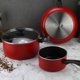 thumbnail image 1 of Batería de Cocina De Aluminio Máxima 6 Piezas Rojo, 1 of 2