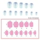 thumbnail image 1 of 1 Juego De 24 Uñas Postizas Cortas Para Niñas Pequeñas., 1 of 4