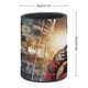 thumbnail image 2 of Deadpool-theme Cylinder Pen Holder Pencil Organizer with Flannel Lining PVC Leather Material Cardboard Base for study work 10*8CM, 2 of 6