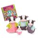 thumbnail image 1 of Toy Li'l Woodzeez La familia de vacas Moosicalmoo con libro de cuentos, 1 of 4