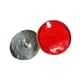 thumbnail image 2 of 2 reflectores reflectantes de advertencia redondos, accesorios de repuesto, resistentes, de fácil instalación, accesorios profesionales, color rojo, 2 of 5