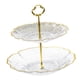 thumbnail image 4 of Soporte Para Cupcakes, Soporte Para Tartas, Decoración De Mesa Para Fiesta, Celebración De Inauguración De La Casa, 2 Niveles, Blanco, 4 of 5