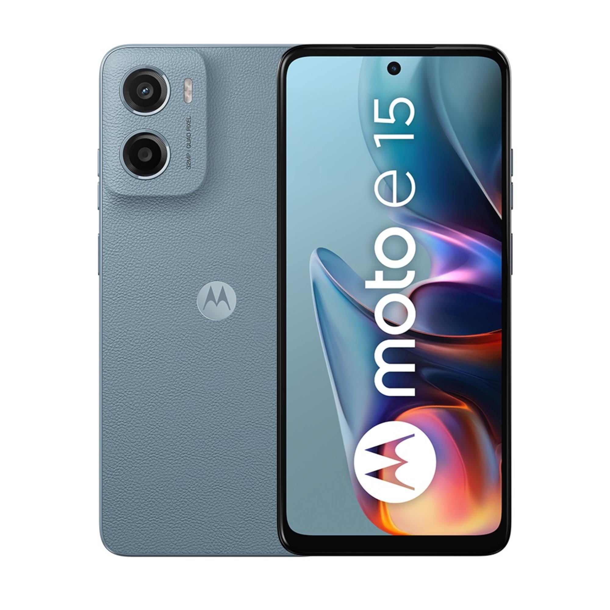 Motorola - Smartphone Moto E15 4G 64Gb Azul Cantera