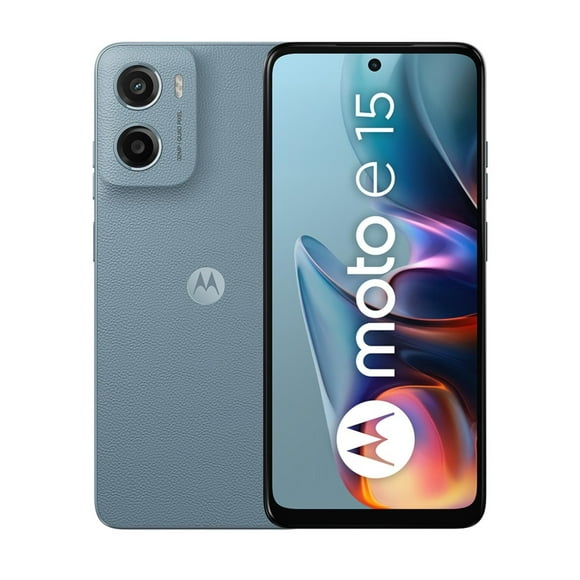 Smartphone Moto E15 4G 64GB Azul Cantera