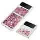 thumbnail image 3 of Funda Para Sansung Galaxy Z Flip 4 Con Brillo Líquido, Protección Completa Y Soporte De Anillo Giratorio, 3 of 4