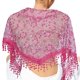 thumbnail image 1 of Elegant Women's Triangle Scarf with Tassel for Church, Weddings, and Bridal Events - Embroidered Lace Shawl with Bandana, 1 of 5