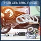 thumbnail image 2 of Anillos Centradores de Cubo Unique Bargains, 56.1mm ID a 66.1mm OD Anillos de Cubo de Rueda de Vehículo Aleación de Aluminio, 4 Piezas, 2 of 6