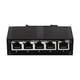 thumbnail image 5 of Conmutador Ethernet Conmutador de red no administrado, Plug and Play profesional de 10/100 Mbps, concentrador de red compacto de 5 puertos con carril, 5 of 5