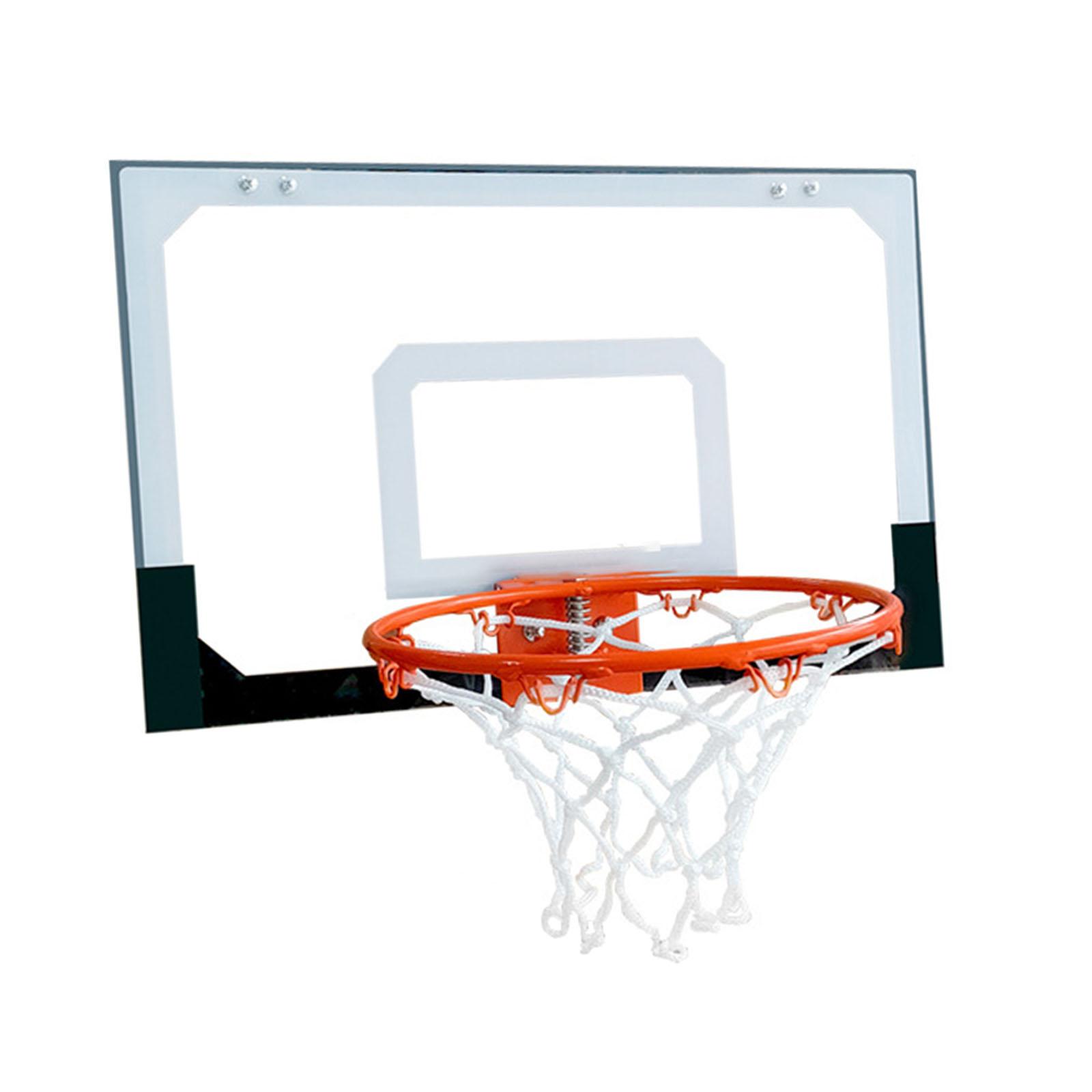 Magideal - Aro De Baloncesto, Portería De Baloncesto Fácil De Montar Con Tablero De Red, Juegos De Baloncesto Para Niños, Niñas, Adolescentes Y Niños En El Patio 45 Cm X 30 Cm
