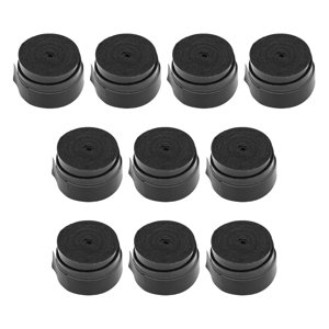 Magideal - Paquete De 10 Empuñaduras De Raqueta De Tenis, Empuñaduras De Bádminton, Reemplazo De Sobregrips De Raqueta De Tenis, Empuñaduras De Raqueta De Squash Negro