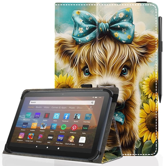 Funda para tableta Pudiceva Universal Android de 10 a 10,1 pulgadas con soporte para lápiz capacitiv