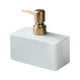 thumbnail image 3 of Dispensador De Jabón De Cerámica Moderno Botella De Loción Recargable Decoración Del Hogar Baño Blanco, 3 of 3