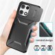 thumbnail image 3 of Funda Resistente para Motorola Moto G 5G 2025 con Tapa Deslizante y Protección Militar Negro, 3 of 5
