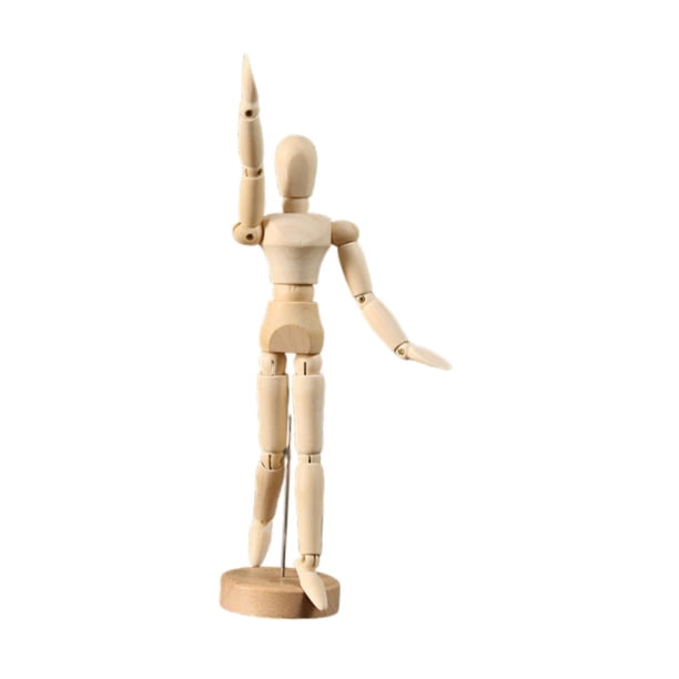 Modelo De Títere De Maniquí De Madera Para Artistas, Maniquí Masculino De Madera Para Escritorio De Oficina Y Hogar M