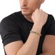 thumbnail image 3 of Pulsera A|X ARMANI EXCHANGE de acero inoxidable bicolor para hombre, 3 of 5