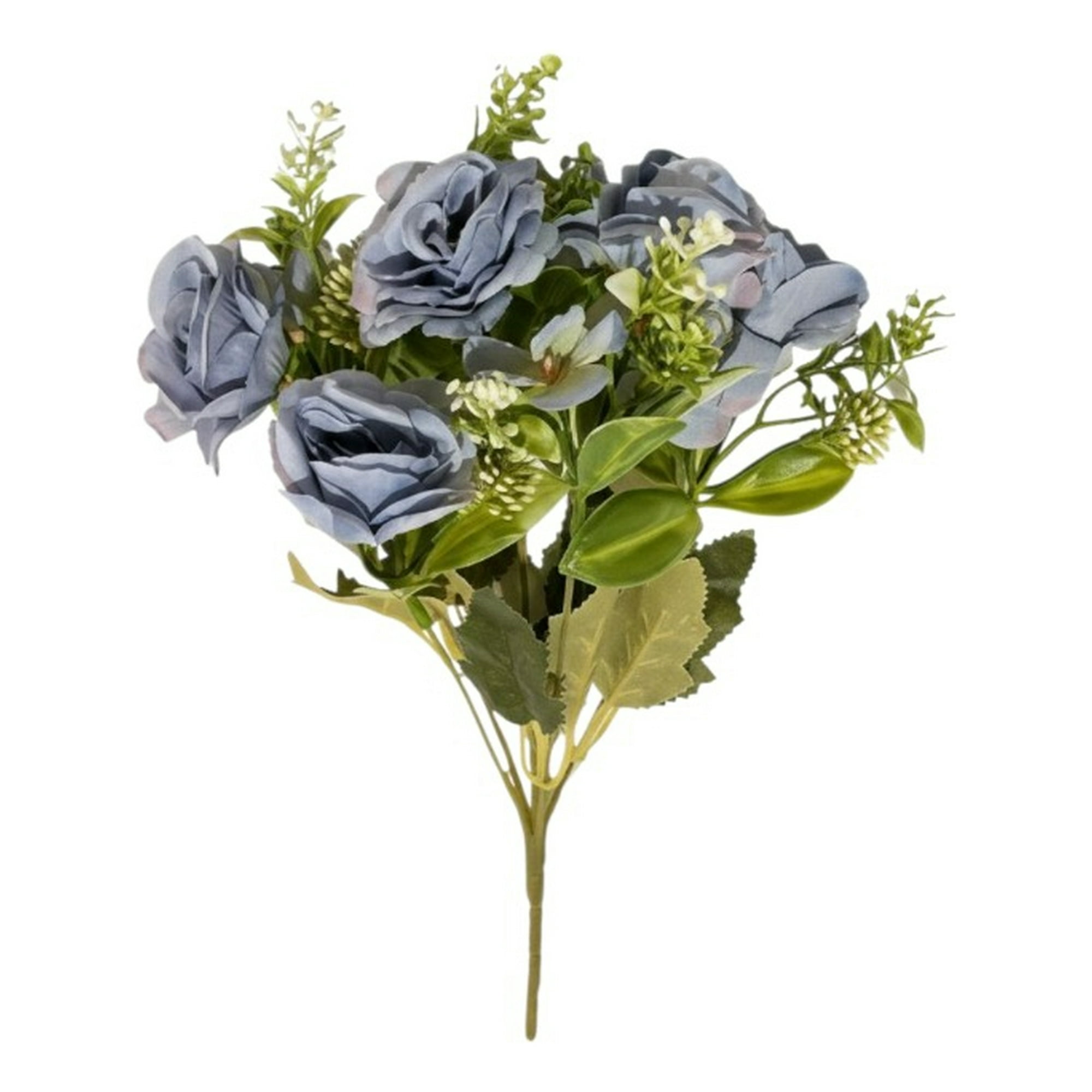 Genérico - Set 4 Ramo Flores Artificiales Rosas Silvestres Adorno Jhn