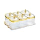 thumbnail image 3 of Caja De Condimentos Dividida, Contenedor De Especias Para Dulces, Sal, Nueces, Plato, 6 Frascos, 3 of 5