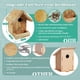 thumbnail image 4 of Kit de casita para pájaros DIY Pontuss de madera con set de pintura, 4 of 7