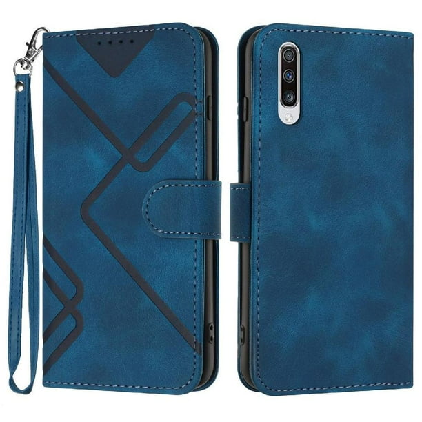 Funda FOXDOCK para Samsung Galaxy A50/A50S/A30S – Tipo libro con soporte, billetera, correa y diseño elegante