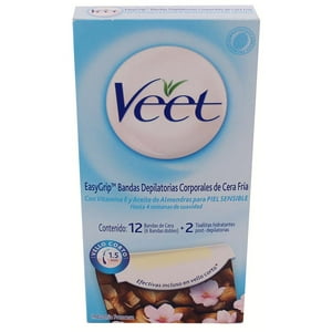 Veet - Bandas Corporales Piel Sensible 12Un