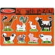 thumbnail image 2 of Melissa & Doug Farm Animals Sound Puzzle - Rompecabezas de clavijas de madera con efec Melissa & Doug Melissa & Doug, 2 of 2