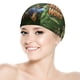 thumbnail image 5 of Mundo extraño Gorro de Natación de Licra, Gorro de Baño de Tela Cómoda, Gorro Elástico Antideslizante para Hombres, Mujeres y Niños, 5 of 6