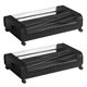 thumbnail image 4 of Almacenamiento Rodante Debajo De La Cama Caja De Almacenamiento Debajo De La Cama Con Ruedas Para Zapatos Ropa 2 Negro, 4 of 5