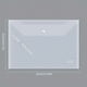 thumbnail image 4 of 10pcs A4 File Bags - Transparent, Diagonal Test Paper Buckle Storage - Perfect Office Organizer & Back To School Supplies, 4 of 5