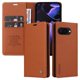 thumbnail image 1 of Funda Billetera de Cuero para Google Pixel 9A con Tarjetero y Soporte - Tapa Magnética Marrón, 1 of 6