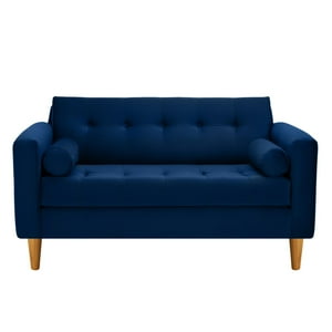 Bodevir - Sofa Retro 2C Felpa 04 Azul Marino