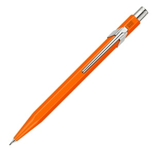 Caran D'Ache - Portamina Caran D Ache 844 Metal Orange Fluor