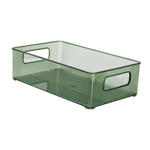Genérico - Organizador De Tocador De Maquillaje Organizador De Refrigerador Papelera Para Cajón De Despensa Congelador Verde